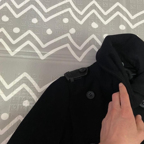 Mackage wool leather jacket coat - Picture 4 of 7